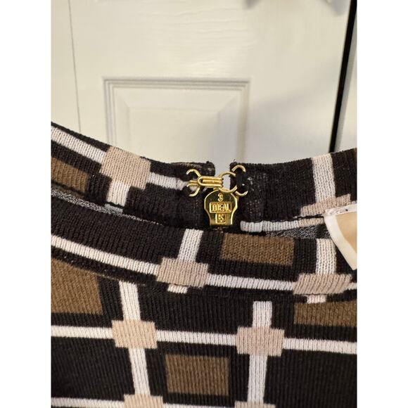 Michael Michael Kors long Sleeve Geometric Mesh Dress NWT - Picture 7 of 8